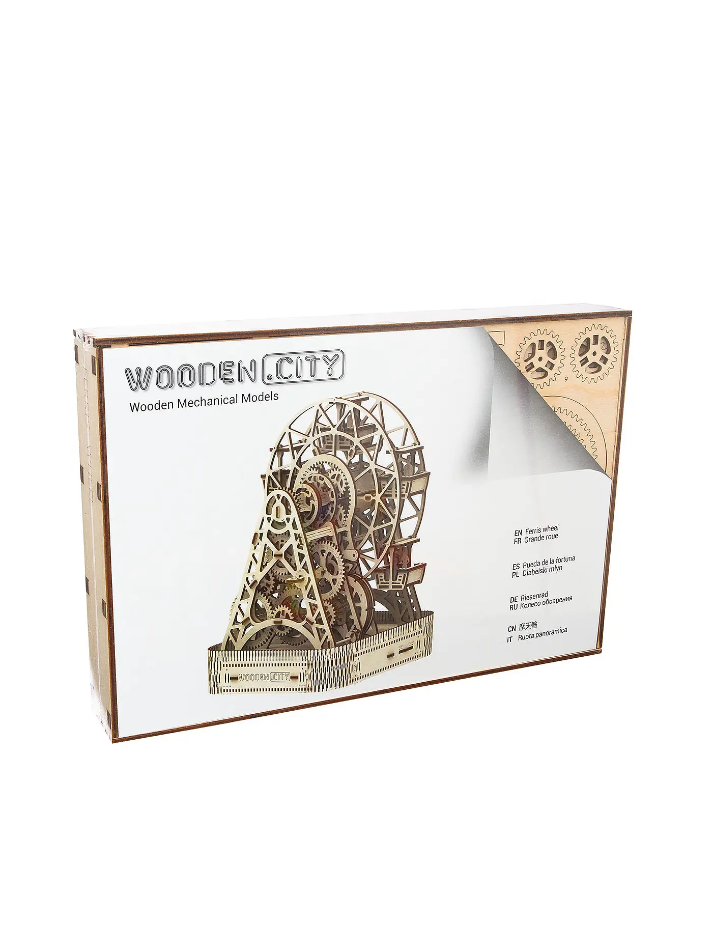 WOODEN CITY | Holz 3D Bausatz - Ferris Wheel (Riesenrad) | 